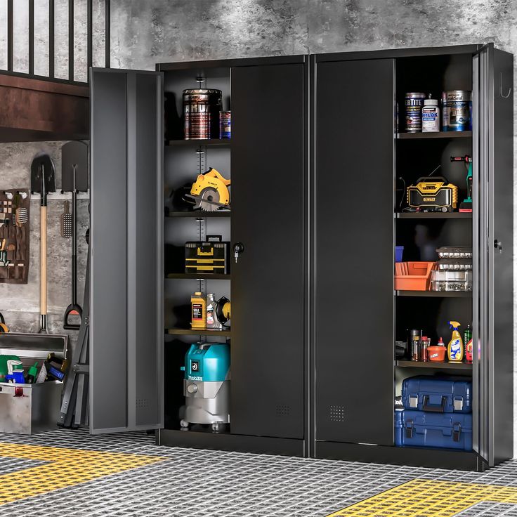 Customised Garage Metal Cabinets