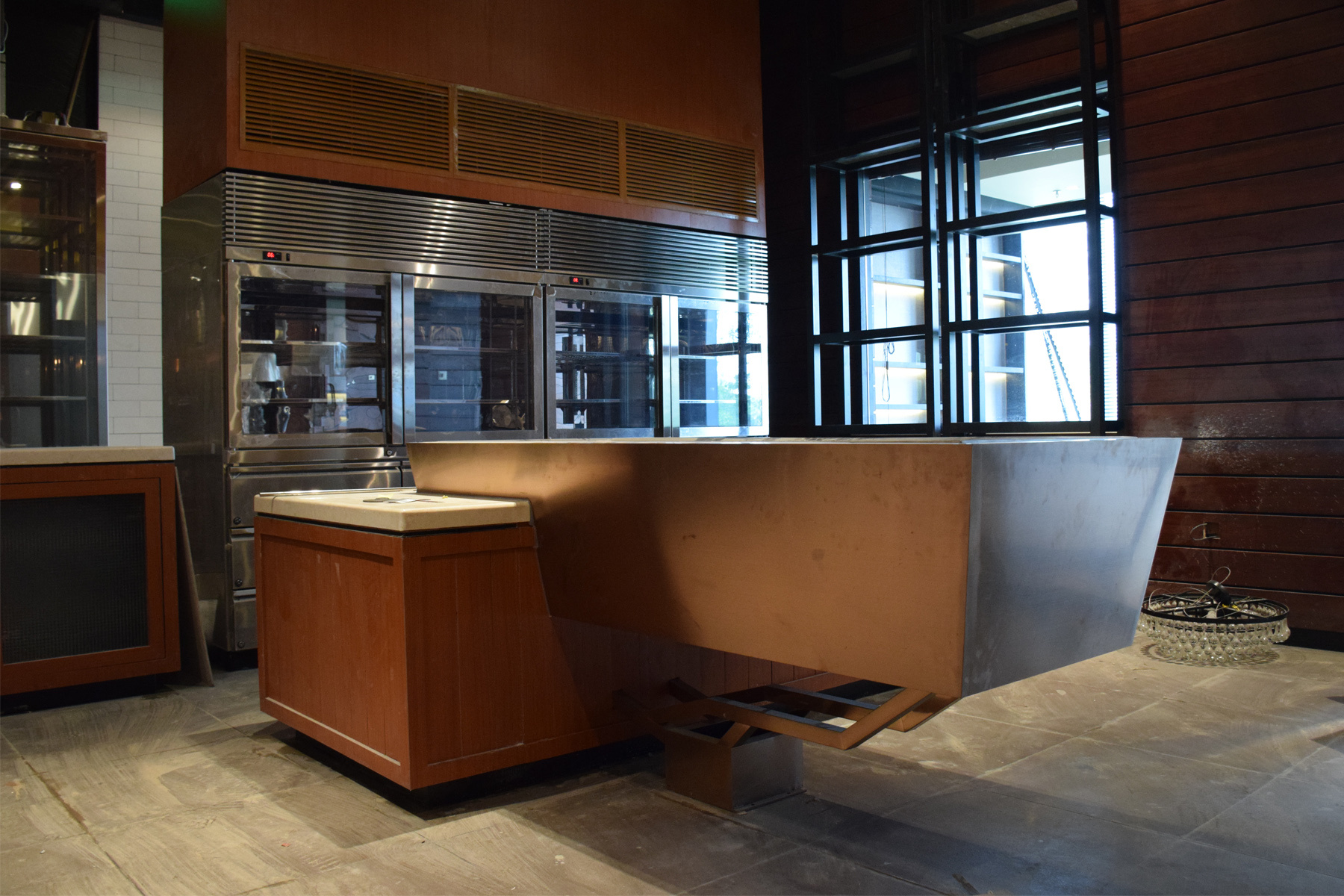 LeadMC Inlaid Metal Cabinet Project in America