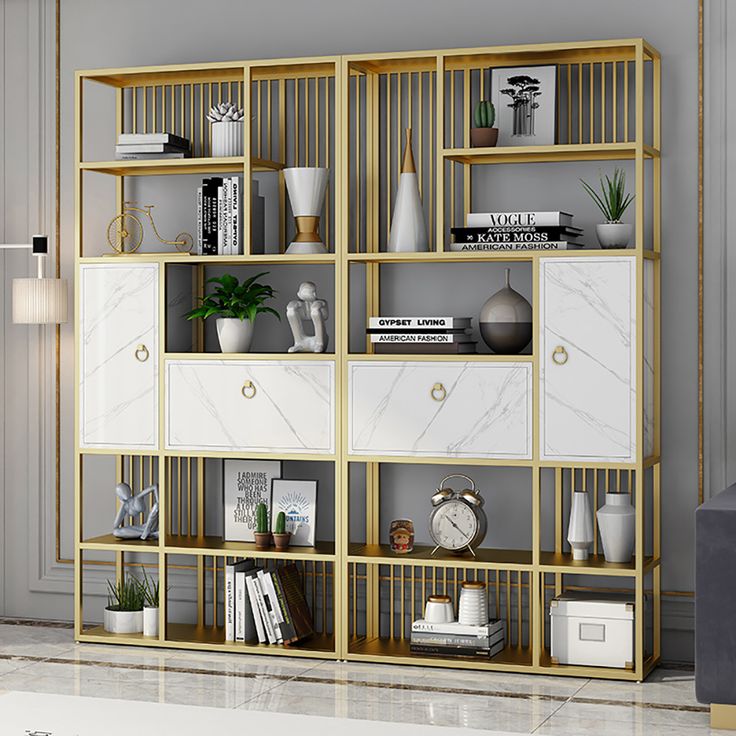 Customised metal display cabinets