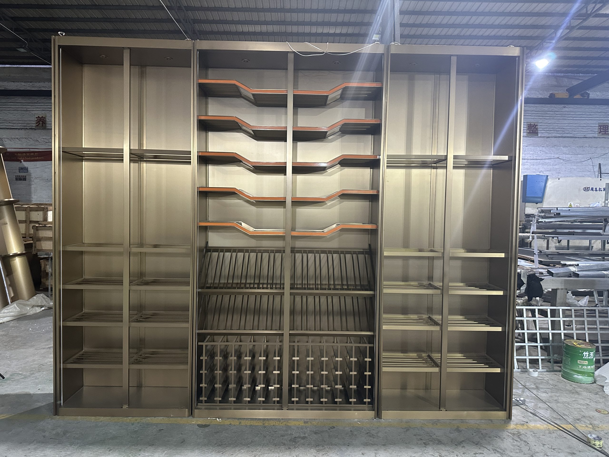 Stainless Steel Wine Cabinet