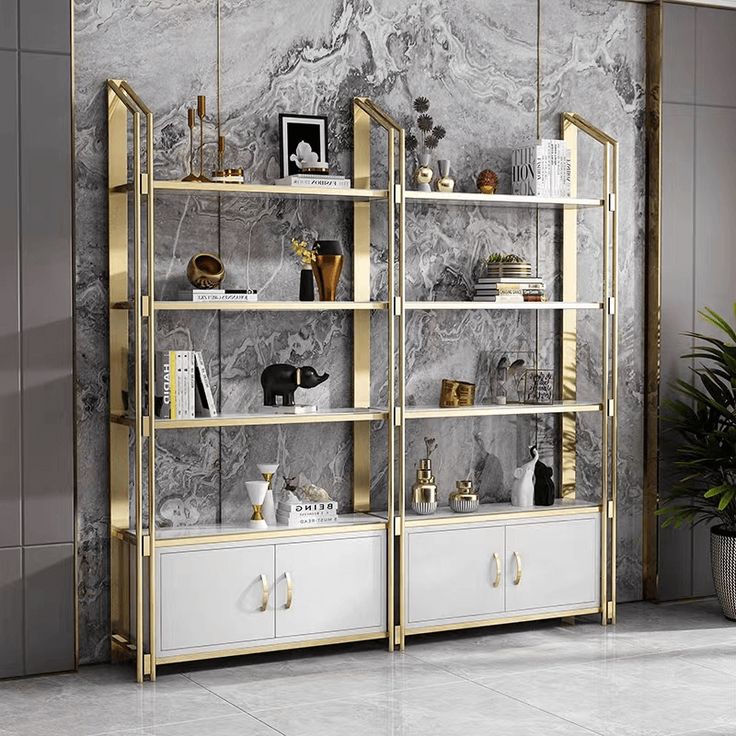 Customised metal display cabinets