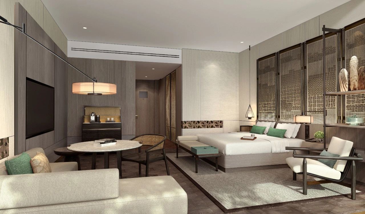 LeadMC Hotel Indoor Suite TV Niche Cabinet Project in China