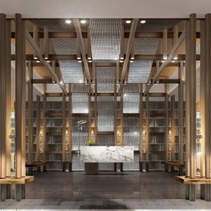 LeadMC Hotel Indoor Suite TV Niche Cabinet Project in China